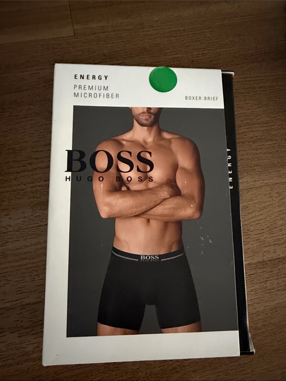 NWT Hugo Boss Energy Premium Microfiber Black Boxer Briefs size Small